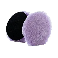 Lake Country Purple Foamed Wool Buffing/Polishing Pad 3.5" x .75"