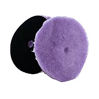 Lake Country Purple Foamed Wool Buffing/Polishing Pad w/Center Hole 7.5" x 1"