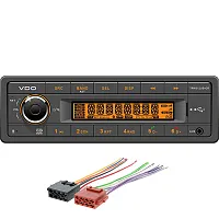 VDO 12V Radio w/FM RDS Tuner MP3/WMA/USB/Bluetooth - Orange Illumination - Inclu