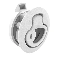 Southco Push-to-Close Latch, Medium Size, Key Locking, 17 - 22mm Grip, Plastic, 