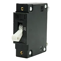 Egis C Series White Toggle Panel Mount Circuit Breaker - Single Pole 20A