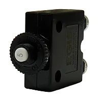 Egis 5A Push Button Panel Mount Circuit Breaker - Screw Terminals