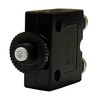 Egis 40A Push Button Panel Mount Circuit Breaker - Screw Terminals