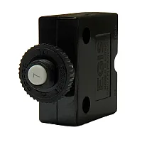 Egis 7A Push Button Panel Mount Circuit Breaker - Spade Terminal
