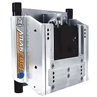 T-H Marine ATLAS&trade; EDGE 14" Set Back Hydraulic Jack Plate - Classic - Silve