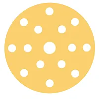 RUPES MULTIPURPOSE Paper Abrasive Discs 150mm (6") - 15 Holes - P80 Grit *Box of