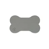 SeaDek Dog Bowl Mat - Storm Grey/Black - Small - 12" x 21"