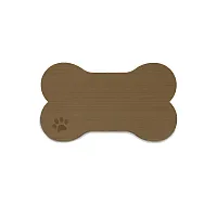 SeaDek Dog Bowl Mat - Cappuccino/Black - Small - 12" x 21"