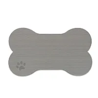 SeaDek Dog Bowl Mat - Storm Grey/Black - Large - 16.5" x 29.5"