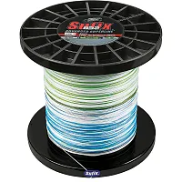 Sufix 832 Advanced Superline&reg; Bulk Metered 3500yds, 80lb, White - Neon Lime 