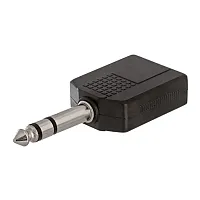 Cmple 1176-N 6.35mm Stereo Plug to 2x6.35mm Mono Jack Adapter