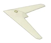 Amplified&quot;Stealth&quot;Mirror Mt Tv Kit(White 117A-W