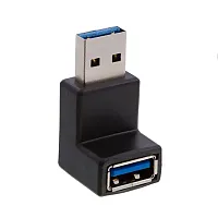 Cmple Usb 3.0 A Male To A Female 90 Degree Right Angle Adapter 1