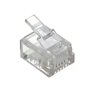 Cmple Rj11 Modular Plugs 6P4C For Solid - Pack Of 50 1218-N