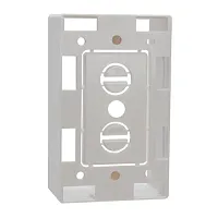 Cmple Surface Mount Junction Box For Single-Gang Wall Plates - W