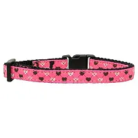 Mirage Pet Products Pink Argyle Heart Cat Safety Collar