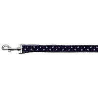 Mirage Pet Products Anchors Nylon Ribbon Dog Leash - SM
