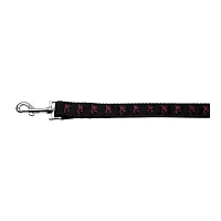 Mirage Pet Products Pink Deer Nylon Ribbon Dog Leash - LG