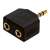 Cmple 125-N 3.5mm Stereo Male to 2 Female 3.5mm Stereo Y Splitte