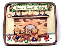 Novelties & Gifts 1253814B Home Sweet Home Resin Wall Plaque - B