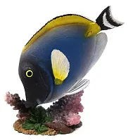 Novelties & Gifts 1255530-B Resin Decorative Tropical Fish - Blu