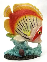 Novelties & Gifts 1255530-O/W Resin Decorative Tropical Fish - O