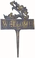 Cast Iron Welcome Sign 1257228