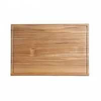 Kenmore Elite Kenosha 29 Inch Acacia Wood Cutting Board with Groove Handles