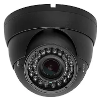 Cmple Security Indoor/Outdoor Dome Camera 700Tvl Dark Gray 36Ir 