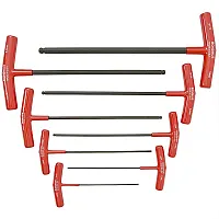 Bondhus Balldriver Metric Hex Ball End T-Handle Wrenches 2Mm To 10Mm (8 Piece)