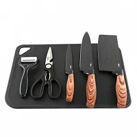 Oster Gunderson 6 Piece Black Stainless Steel Cutlery Set