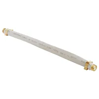 Cmple 135-N Flat F-to-F Type Coaxial Jumper, 8&quot;
