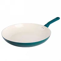 Spice By Tia Mowry 12 Inch Healthy Ceramic Nonstick Aluminum Skillet with Bakeli