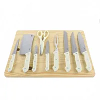 Gibson Home Wildcraft 10 Piece Cutlery Set With Cutting Board