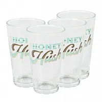 Wanda June Home By Miranda Lambert 4 Piece 16 Ounce Glass Honey Hush Tumbler Set