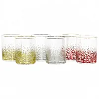 Laurie Gates California Designs Audrey Hill 6 Piece 13.5oz Double Old Fashion Gl