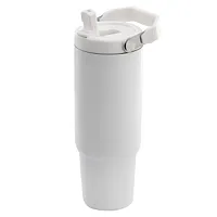 Gibson Home 29oz Marina Stainless Steel Thermal Tumbler with Top Handle and Fold