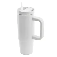 Gibson Home 29oz Marina Stainless Steel Thermal Tumbler with Side Handle and Str