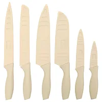 Gibson Home Bostonville Nonstick Stainless Steel 12 Piece Cutlery Set in Linen