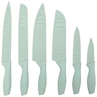 Gibson Home Bostonville Nonstick Stainless Steel 12 Piece Cutlery Set in Turquoi