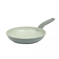 Gibson Home Barnsdall 10 Inch Nonstick Aluminum Frying Pan in Sage Green