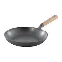 Gibson Home Eaglestone 9.5 Inch Cast Iron Skillet with Bakelite Handle in Black