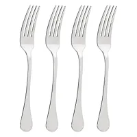 Gibson Home Manchester 4 Piece Stainless Steel Dinner Fork Set