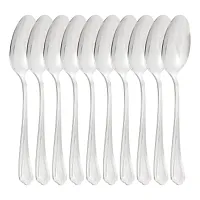 Gibson Home Hillside Daisies 10 Piece Stainless Steel Dinner Spoon Set