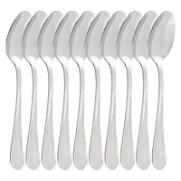 Gibson Home Hillside Daisies 10 Piece Stainless Steel Teaspoon Set
