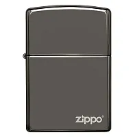Zippo Windproof Lighter Black Ice Finish W/Zippo Logoclassic Case