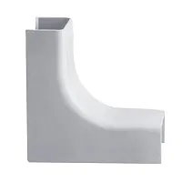 Cmple Wire Trak Inside Corner For Raceway Pvc White, 1 1/2Inch W