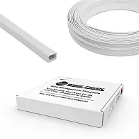 Cmple Wire Trak On A Roll 3/4Inch H X 1/2Inch W, 50 Ft, White, R