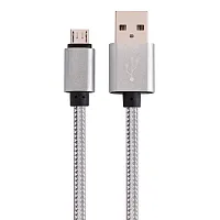 Cmple Micro Usb To Usb Braided Data Charging Cable - 3 Feet, Spa