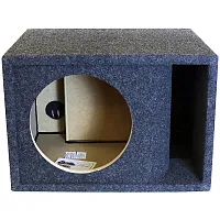 Atrend Dual 15" Kerf-Vented Woofer Enclosure - Charcoal Carpet Covering